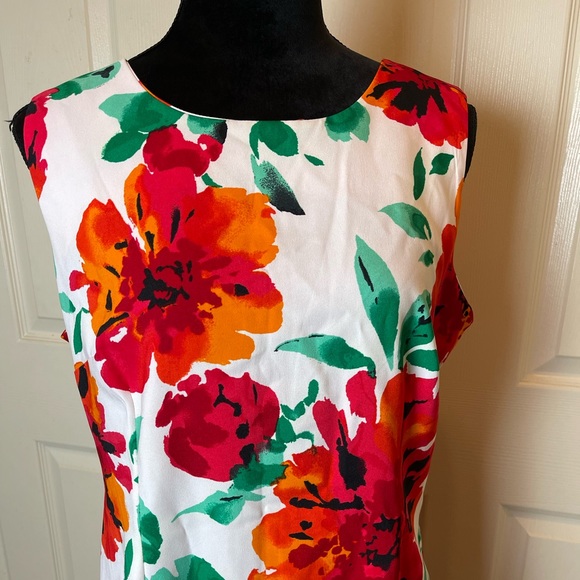 Ronni Nicole Floral Midi Spring/Summer Dress Size 14 - Picture 6 of 9